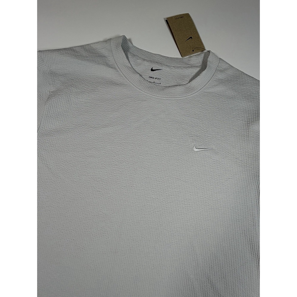Nike Primary Seersucker Short Sleeve Versatile Top Men's Size Large HJ4043-025